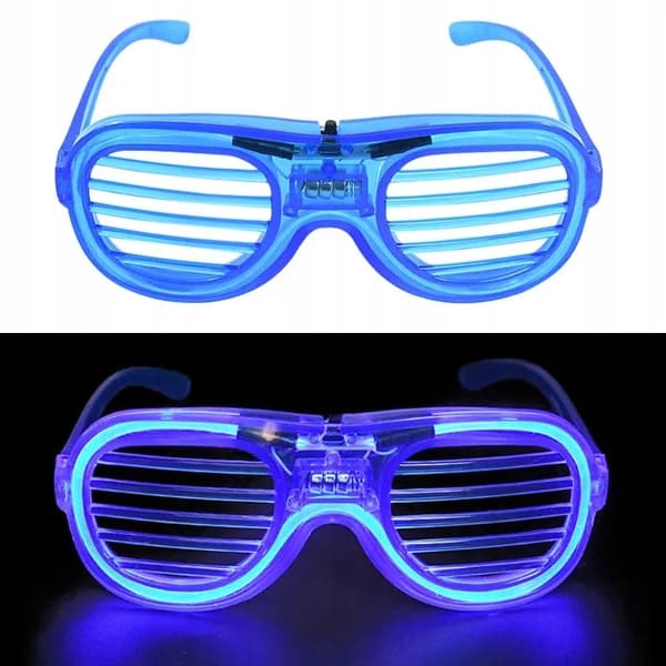 LED-glødende festbriller