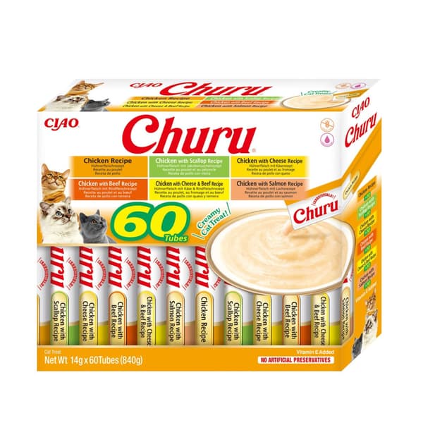 INABA CAT CHURU KYLLING 60x14g