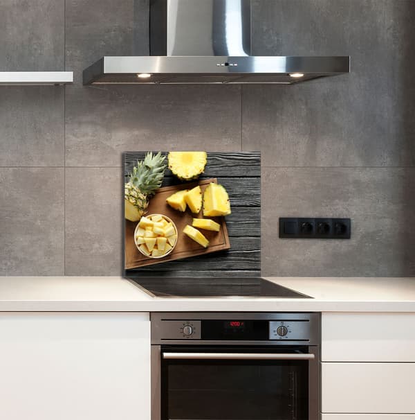 GLASPANEL FÖR KÖK 65x60 Ananas