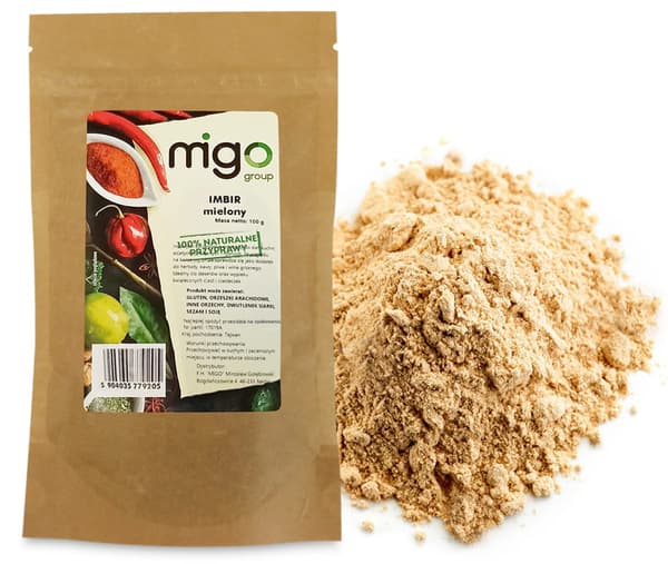 Stødt ingefær (100g) - MIGOgroup