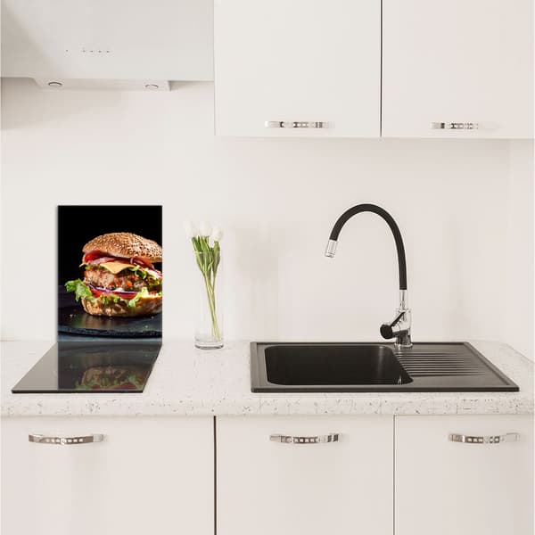 SKÄRBRÄDA I GLAS 40x52 Hamburgare