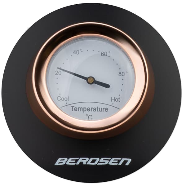 Elkedel med termometer 1,7L Berdsen BD-701 sort