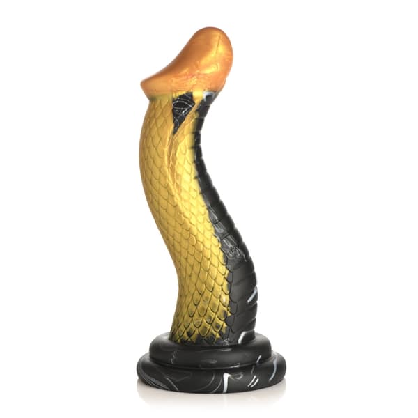XR Brands Guld Snake Silikon Dildo