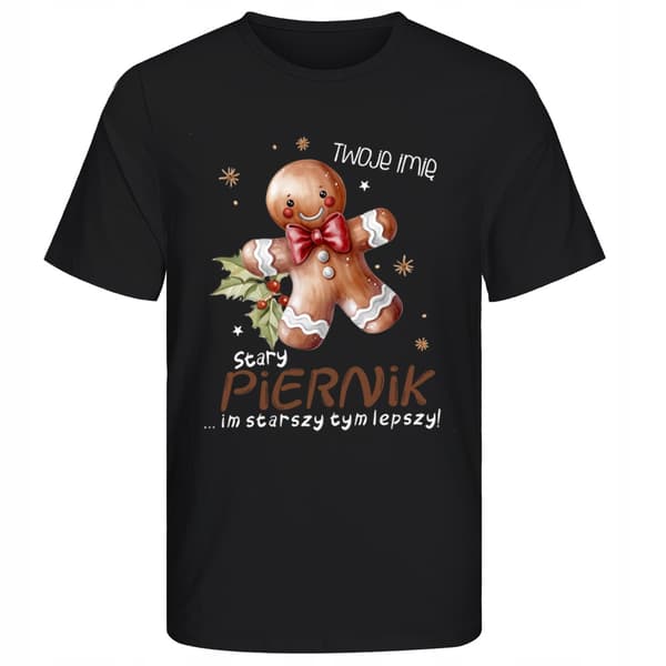 Jule-T-shirt som gave med dit eget navn til jul