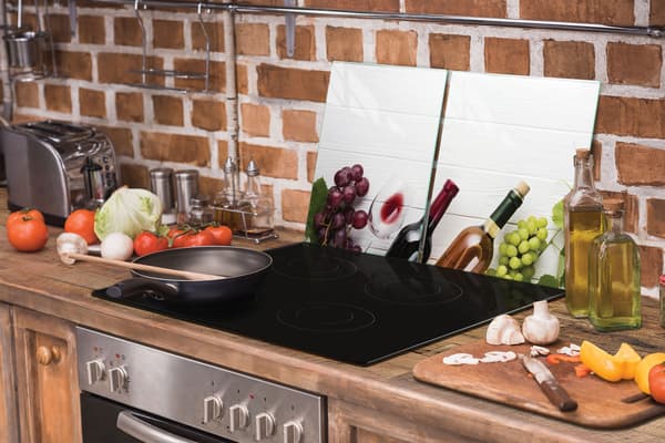 LASINEN SUOJALEVY LIEDELLE 90X52 VIINI