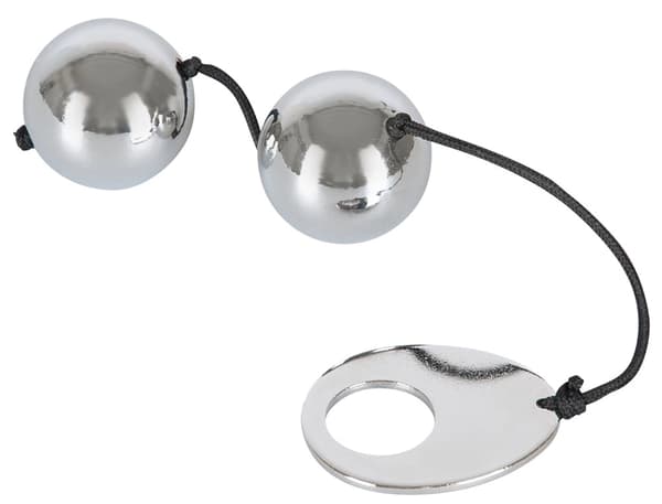 Bad Kitty Metall Geishabollar Dubbel Silver