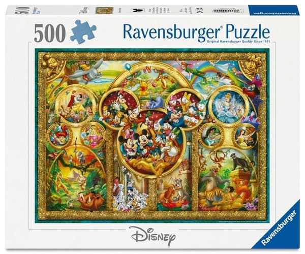 2D-pussel: Disney World 500 bitar