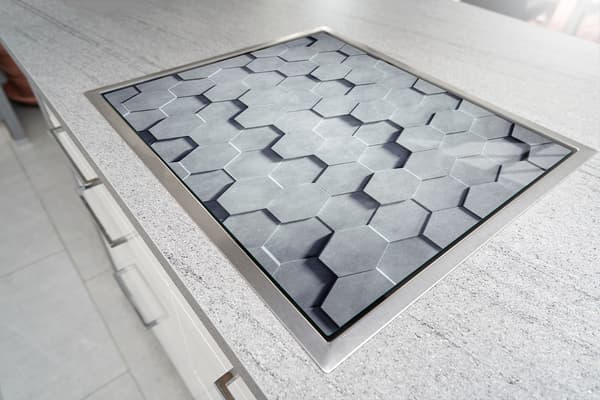 SKÄRBRÄDA I GLAS 52x30 MÖNSTER
