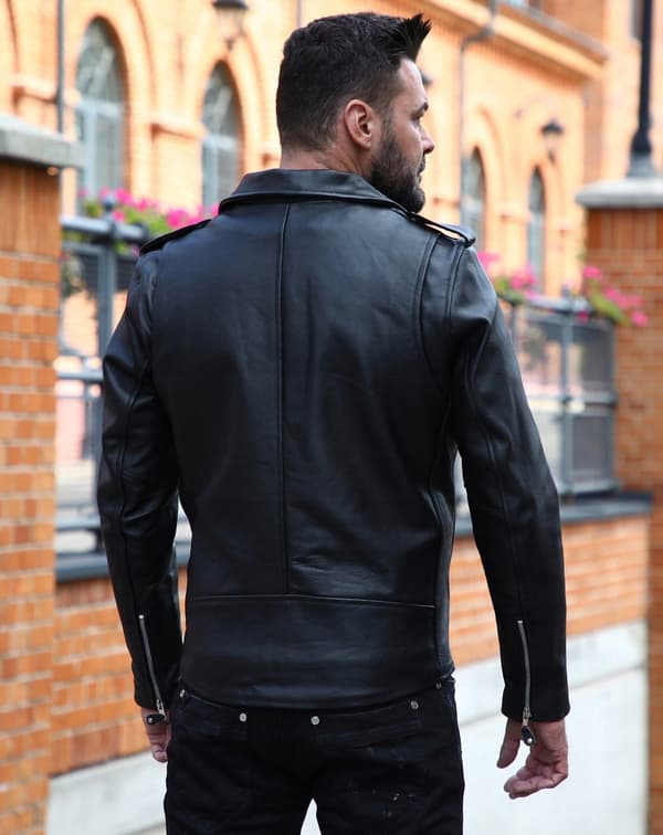 WOLF HERRE BIKERJAKKE 3XL