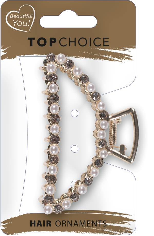 TOPPVAL L Pärlor Hårspänne