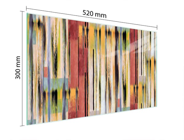 GLAS SKÆREBRÆT 52x30 FARVE
