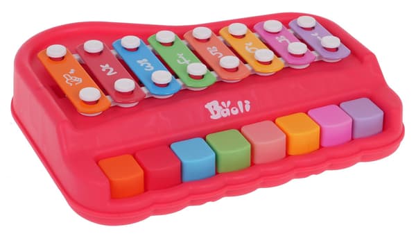 Röd cymbalpiano