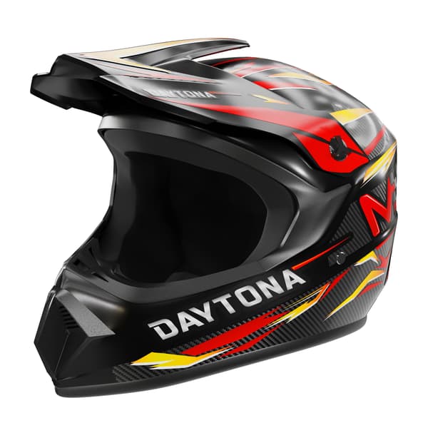 Motus Daytona Performance Sort Integralhjelm - Størrelse XL