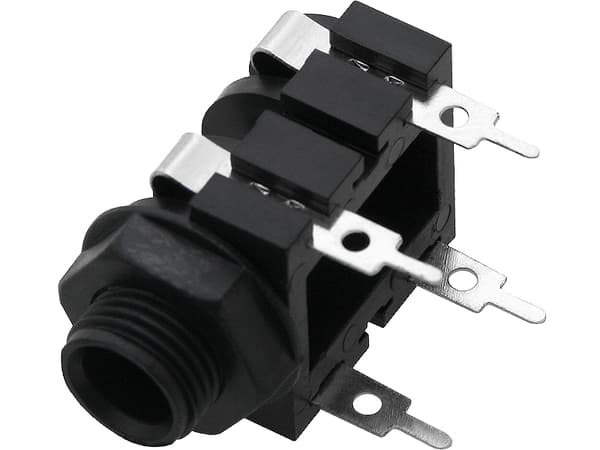 6,3 mm MONO JACK-MONTERINGSSTIKNING