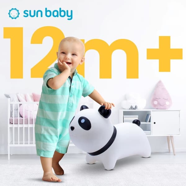 Sun Baby Panda vit tröja med pumps