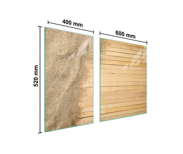 GLASTALLA OCH SKÄRBRÄDA 100x52 SAND