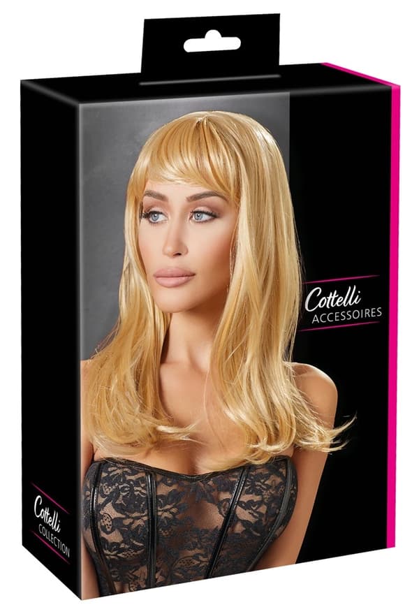 Cottelli ACCESSOIRES Axellång Rak Blond Peruk