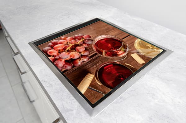 LASINEN SUOJALEVY LIEDELLE 50X52 VIINI
