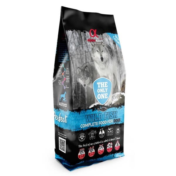 Alpha Spirit fuldfoder til hunde Wild Fish 12KG