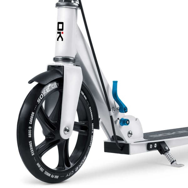 SOKE CITY sparkcykel vit