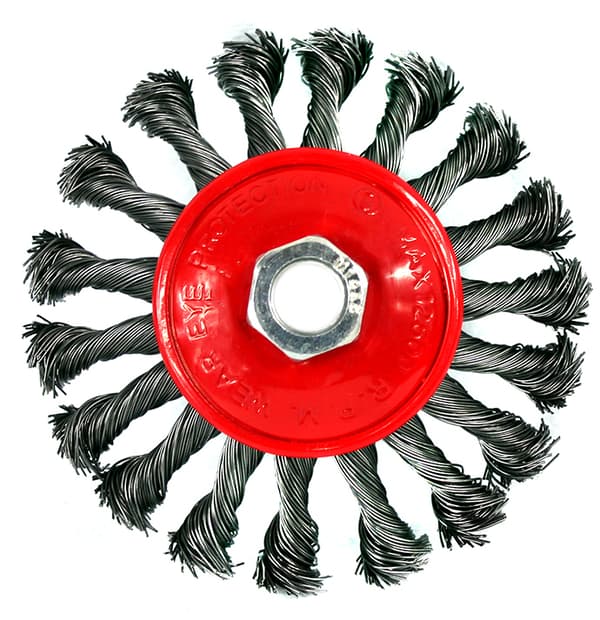 GEKO sidebørste 125 mm M14 snoet tråd