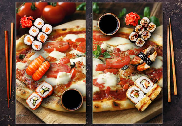 Lasinen suojalevy liedelle 2x30x52 Pizza