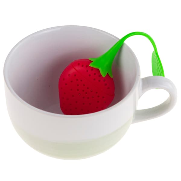 SS70 JORDBÆR- URTETE-INFUSER I SILIKONE