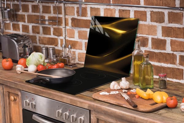 GLAS SKÆREBRÆT 52x40 GULD