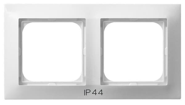 R-2Y/00 DOBBELT RAMME IMPRESSION HVID