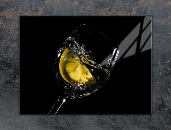 GLASSKYDDSPLÅT FÖR SPIS 70x52 VIN