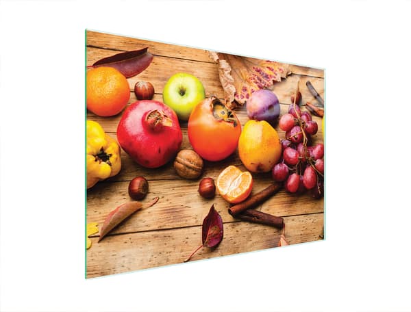 SKÄRBRÄDA I GLAS 40x30 FRUKT
