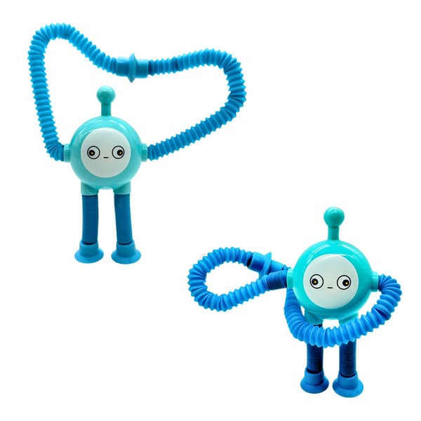 MEGADIDI SENSORY ROBOT poprør strækbart RØR SUGEKOPP