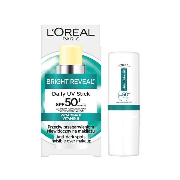 L'ORÉAL Bright Reveal UV-ansigtsstift mod misfarvning SPF50+ 9 ml
