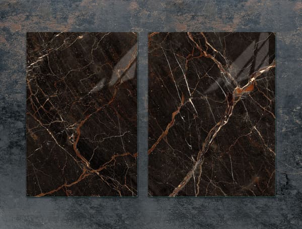 GLASBESKYTTELSESPLADE 75x52 MARMOR