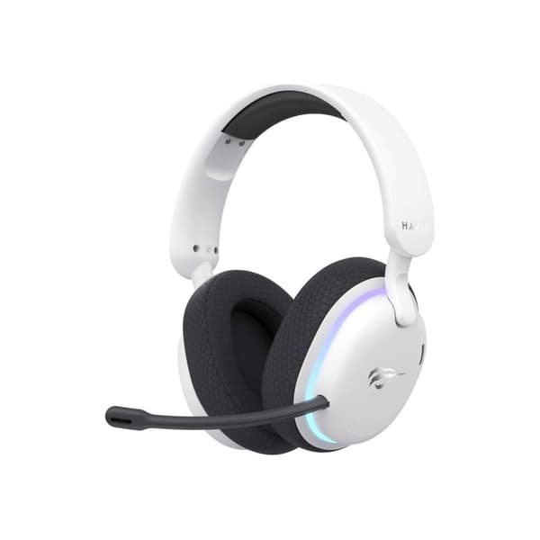 Spilheadset Havit Fuxi-H7, hvid-sort
