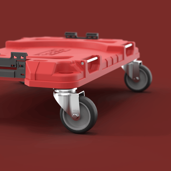 QBRICK SYSTEM PRO transportplatform på hjul, mobil base