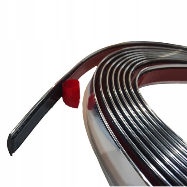 Flexibla kromlistor 21 mm 5 meter lange