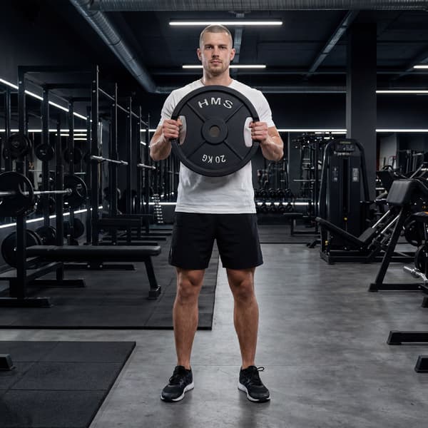 Olympisk vægtskive sort 10 kg HMS TOD10