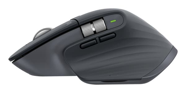 Logitech MX Master 3S Trådlös Mus RF Trådlös + Bluetooth, 8000 DPI, Grafit