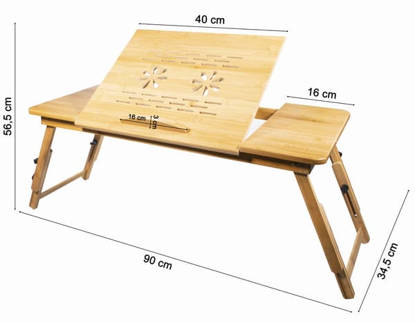 Bambus laptopbord XL x 6
