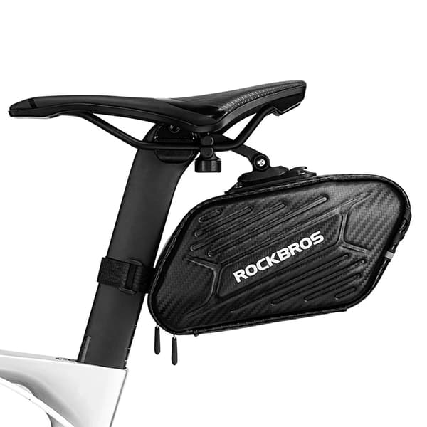 Stiv cykelsadeltaske 1,5L - sort