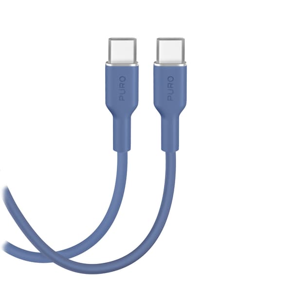 ICON USB-C 60W 1,5m flexibel kabel - blå