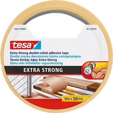 Tesa Extra Strong stærk non-slip mattejp 10m 50mm