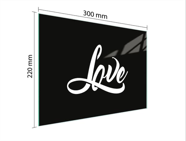 LASINEN LEIKKUULAUTA 30X22 MUSTA