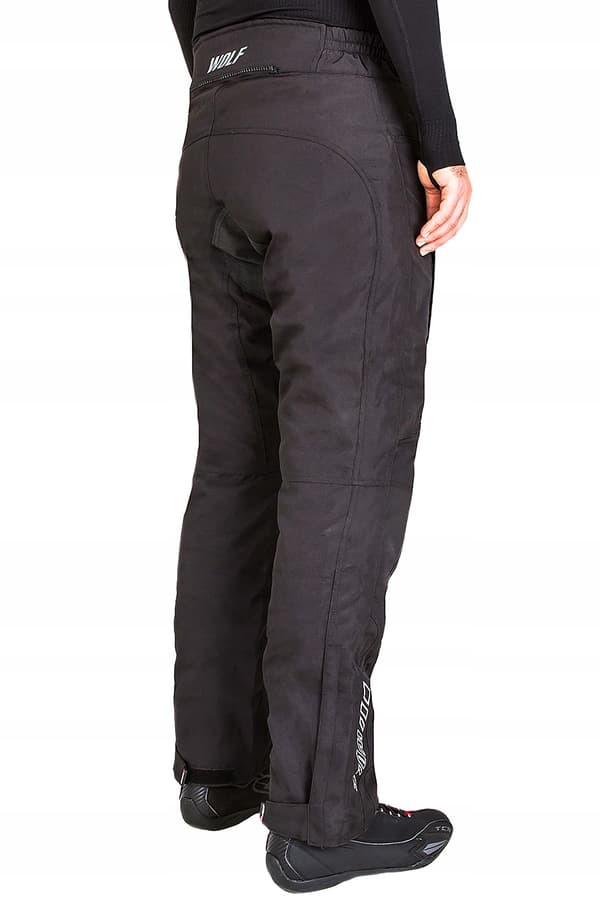WOLF TEXTIL MC-BYXOR EXPLORER SVART M