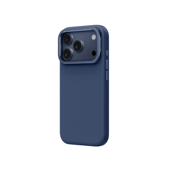 iPhone 17 Pro Max Glamour-skal med stativ – Blå