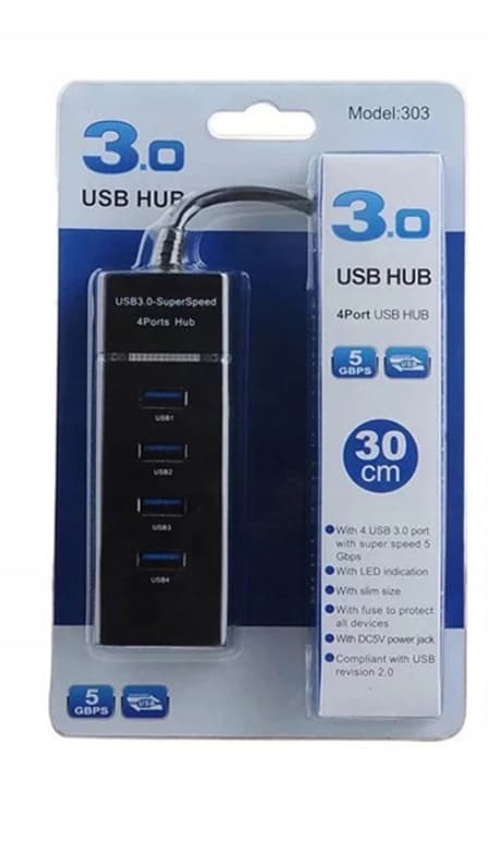 PORTSPLITTER HUB 4x USB 3.0