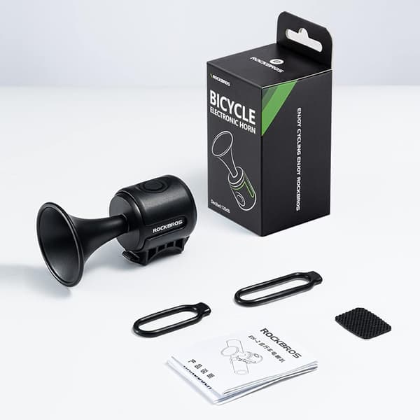 Elektronisk cykelklokke 120 dB - sort