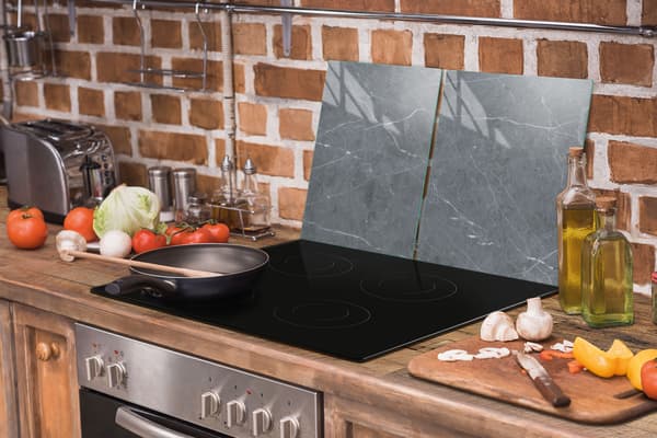 GLASBESKYTTELSESPLADE 75x52 MARMOR