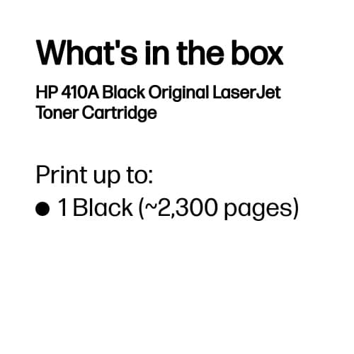 HP 410A (CF410A) värikasetti, musta